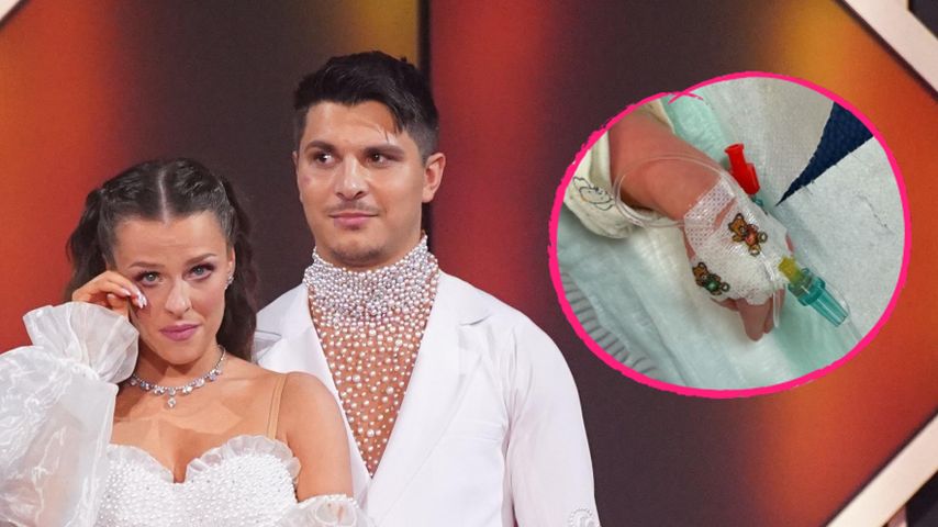 Collage: Patricija und Alexandru Ionel und ihr Sohn Elison