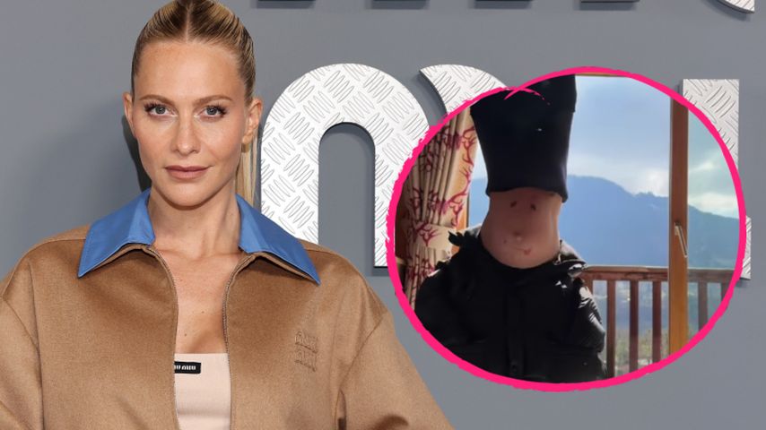 Lustiger Tanz: Poppy Delevingne setzt Babybauch in Szene