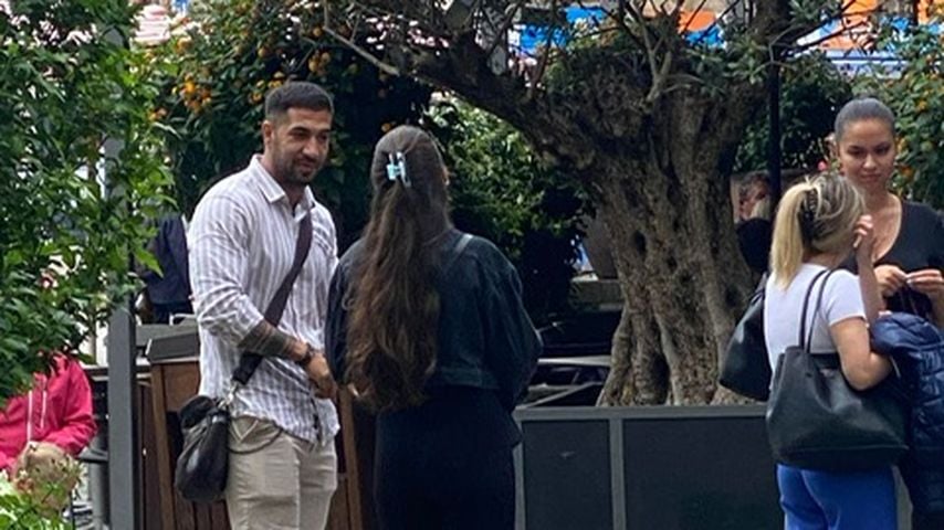Läuft da mehr? "Love Island"-Bucci und Sandrine beim Dinner