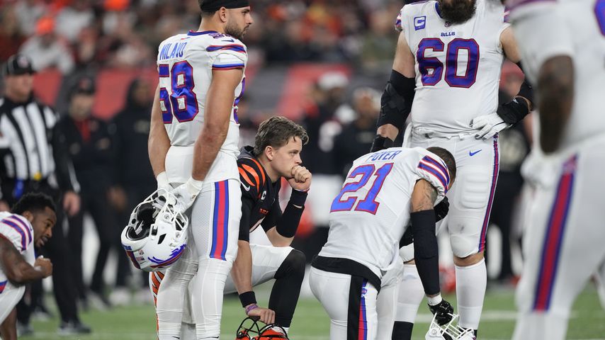 Buffalo Bills-Spieler nach Vorfall von Damar Hamlin