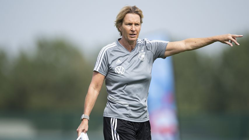 Bundestrainerin Martina Voss-Tecklenburg im Juni 2019