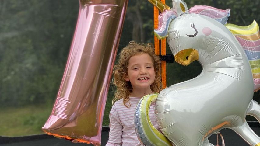 Bunny Hayler an ihrem siebten Geburtstag