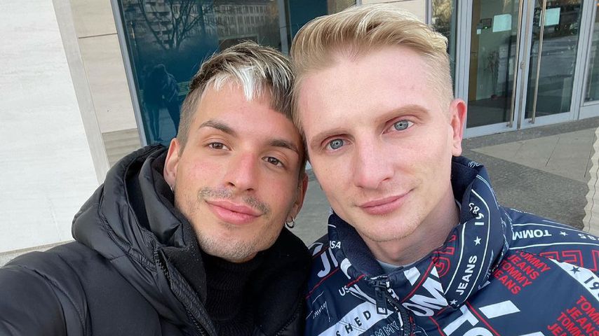 Burak Bildik alias Katy Bähm mit seinem Verlobten Francis