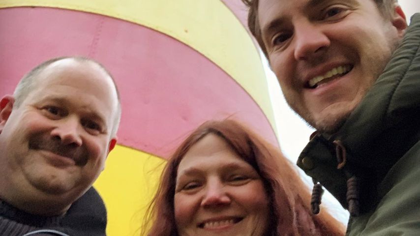 Burkhard, Tanja und Bauernreporter Ralf 2019