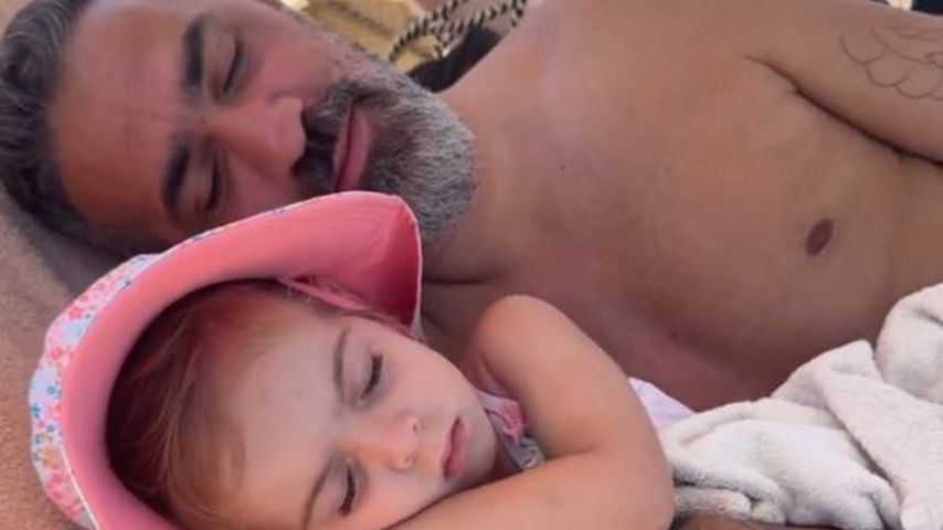 Rapper Bushido mit seiner Tochter Leonora, März 2025
