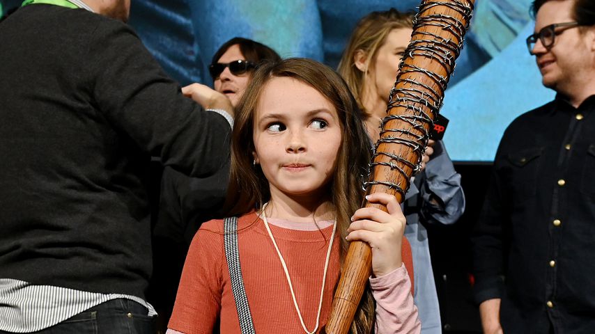 "The Walking Dead"-Star Cailey Fleming während der New Yorker Comic Con, 2019