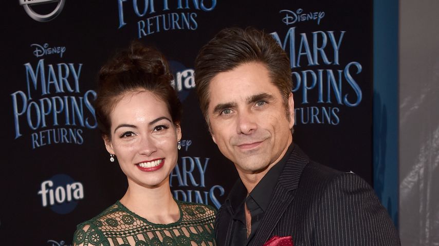 Caitlin McHugh und John Stamos im November 2018