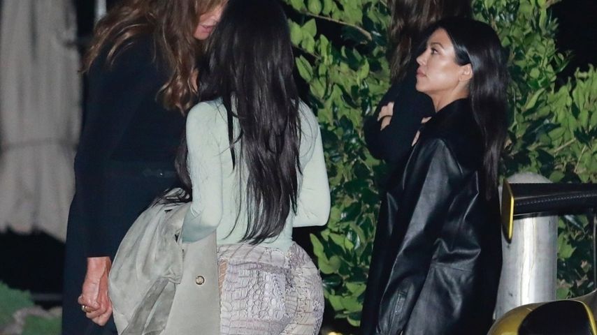 Caitlyn Jenner mit Kim und Kourtney Kardashian Ende Oktober 2019