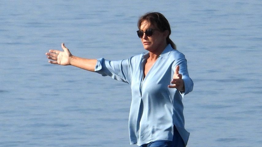 Caitlyn Jenner nach ihrer Landung in Australien
