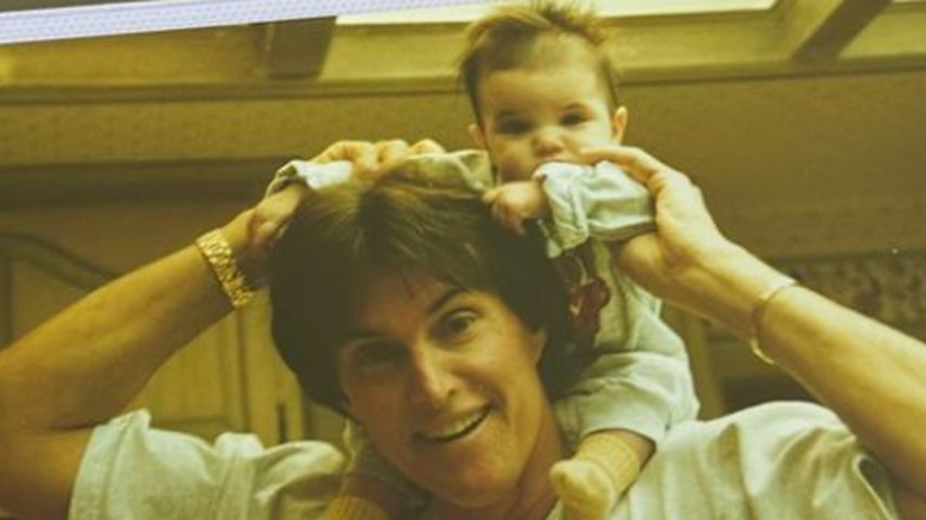 Caitlyn Jenner und ihre Tochter Kendall als Baby