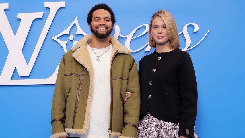 Caleb Williams, Quarterback der Chicago Bears, und Alina Thyregod