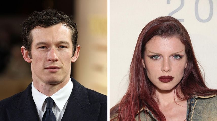 Bei Dreharbeiten: Callum Turner und Julia Fox knutschen rum