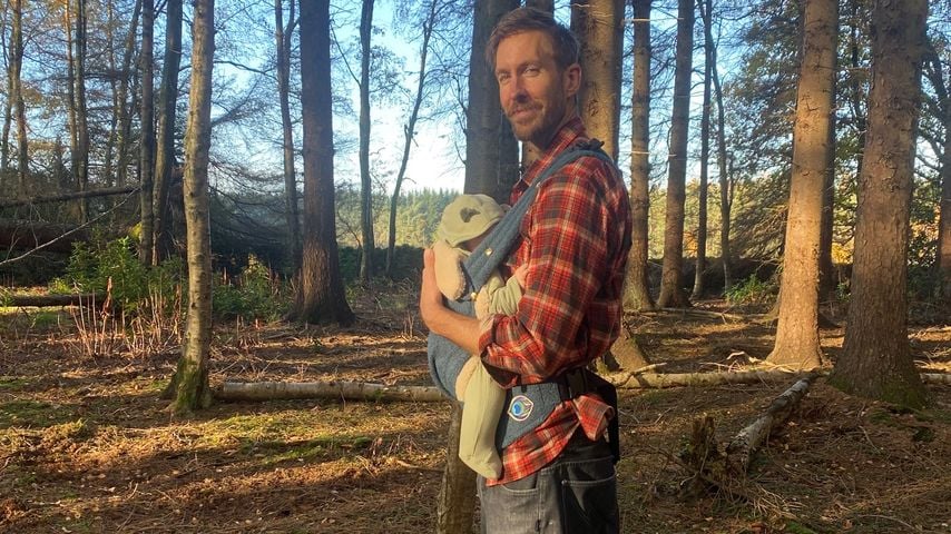 Calvin Harris und Baby Micah, November 2025