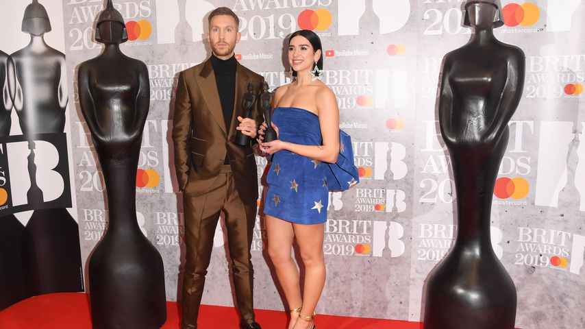 Calvin Harris und Dua Lipa bei den Brit Awards 2019