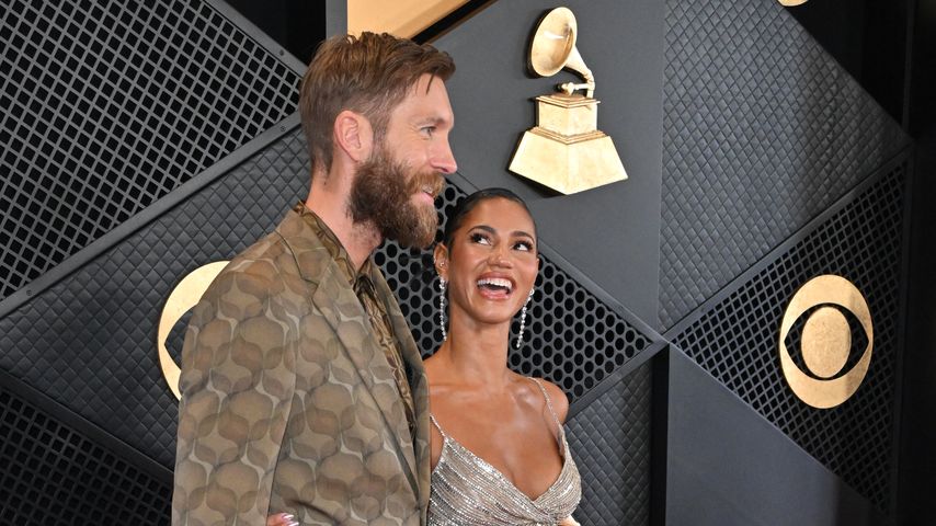 Calvin Harris und Vick Hope bei den Grammy Awards 2024
