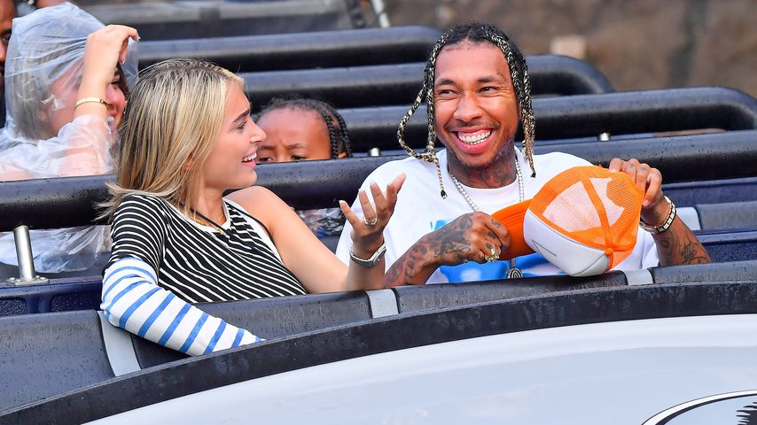 Supersüße Achterbahn-Fotos von Tyga und seiner Freundin
