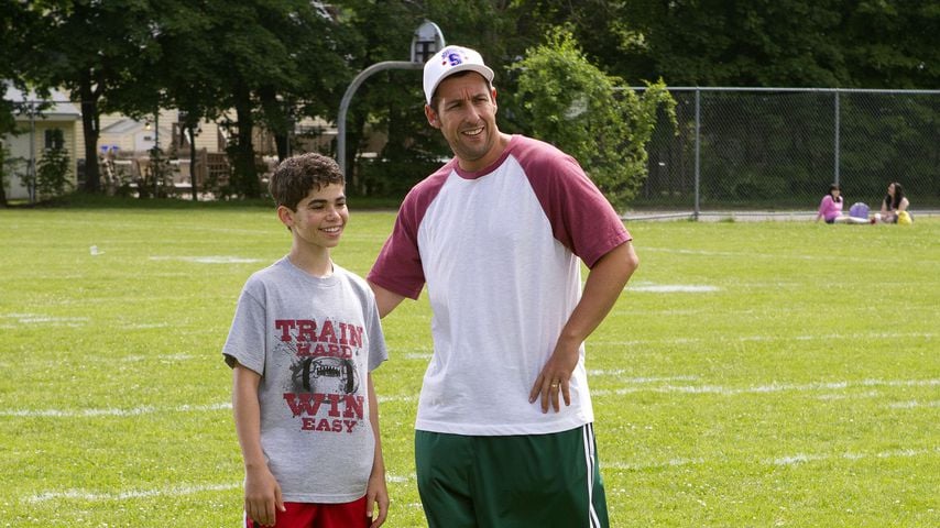 Cameron Boyce und Adam Sandler im Jahr 2013