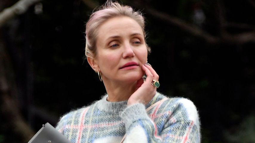 Cameron Diaz ist zum ersten Mal als neue Mama unterwegs!