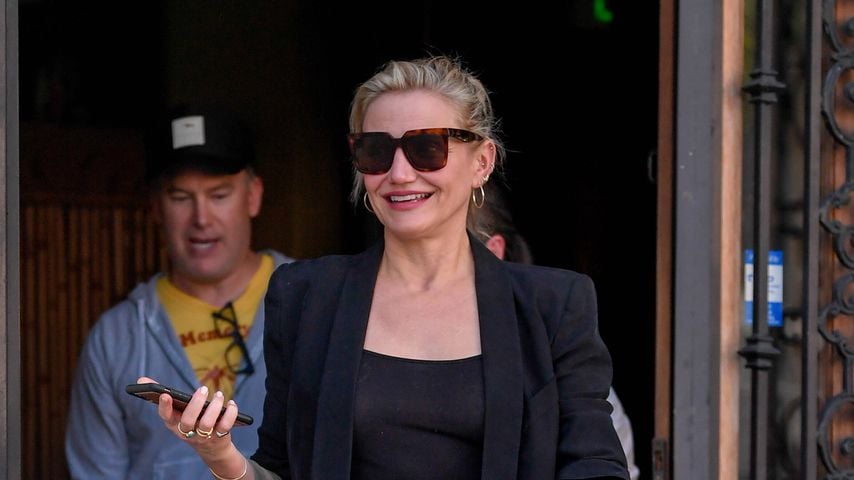 Kein Bauch! Hier war Cameron Diaz' Baby schon unterwegs