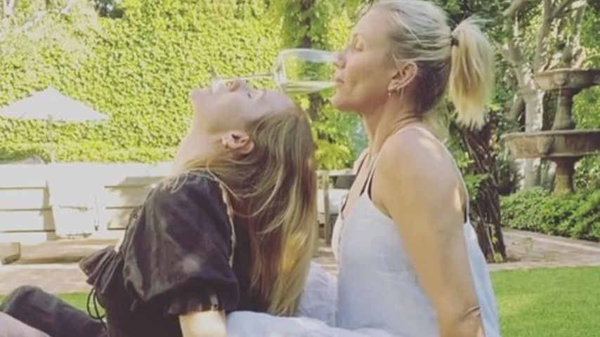 Ulkige "Wein-Challenge": Cameron Diaz postet erstes TikTok