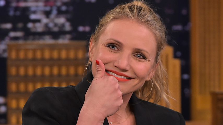 Cameron Diaz zu Gast bei "The Tonight Show Starring Jimmy Fallon", April 2016