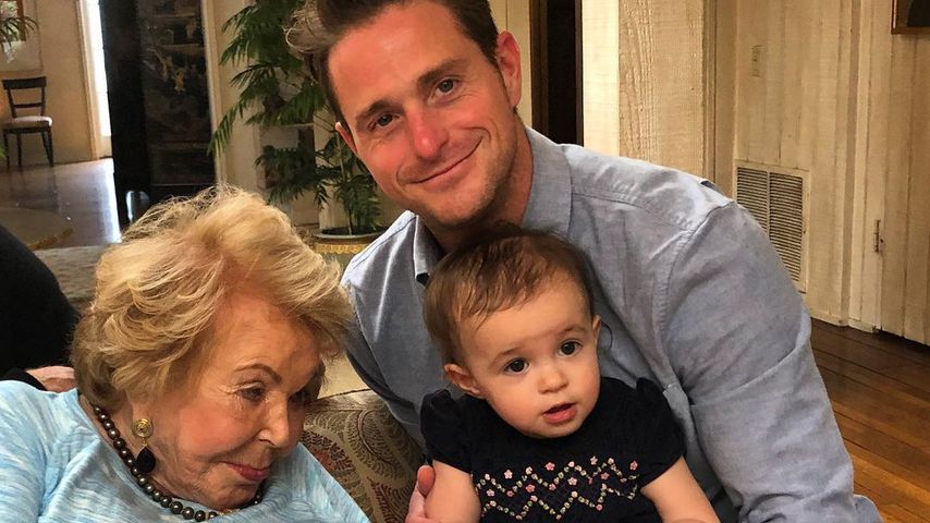 Cameron Douglas mit Tochter Lua und Oma Anne Buydens