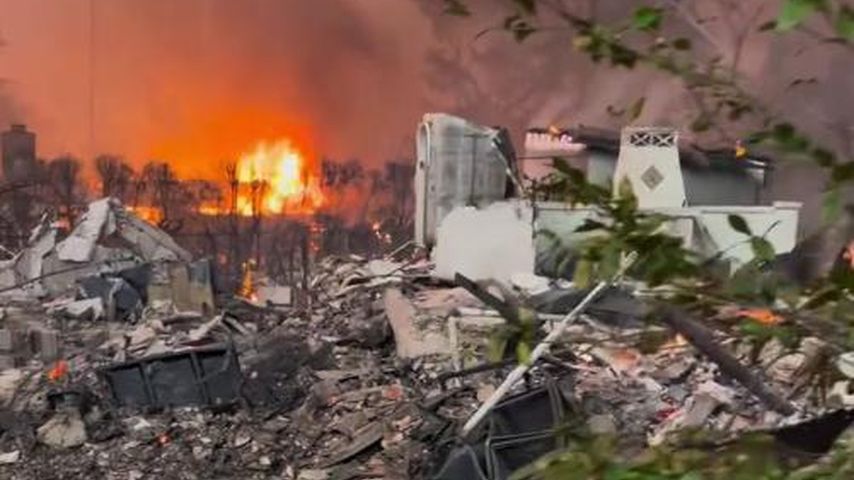 Cameron Mathisons vom Brand zerstörtes Haus