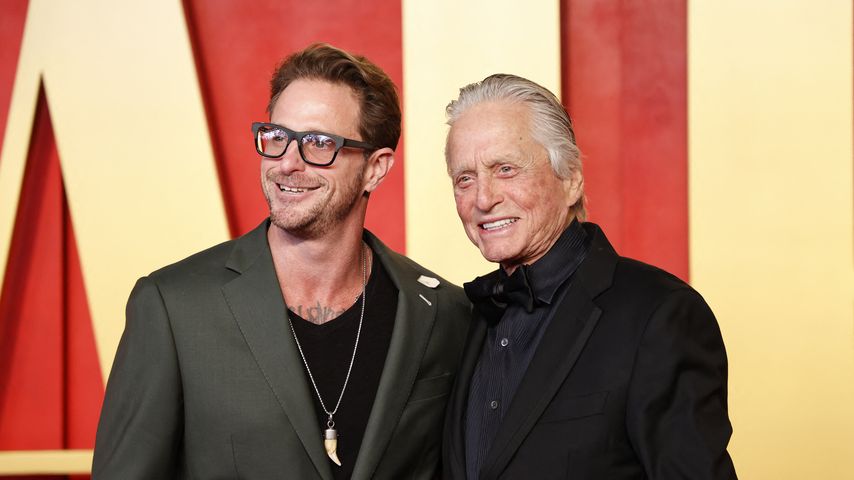 Cameron und Michael Douglas bei der Vanity Fair Oscar Party 2024