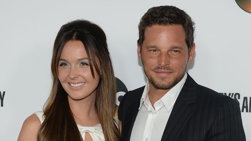 Camilla Luddington und Justin Chambers bei der "Grey's Anatomy"-Feier in LA im September 2013