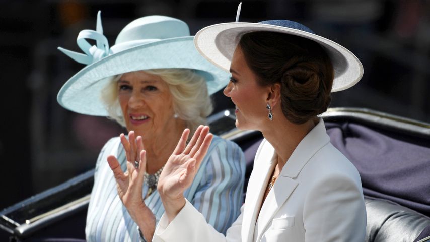 Camilla Parker Bowles und Herzogin Kate im Juni 2022 in London