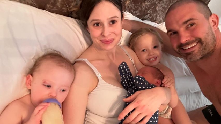 Camilla Thurlow begrüßt ihren dritten Nachwuchs auf der Welt