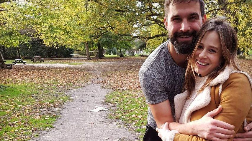 Camilla Thurlow und Jamie Jewitt mit ihrer Tochter Nell