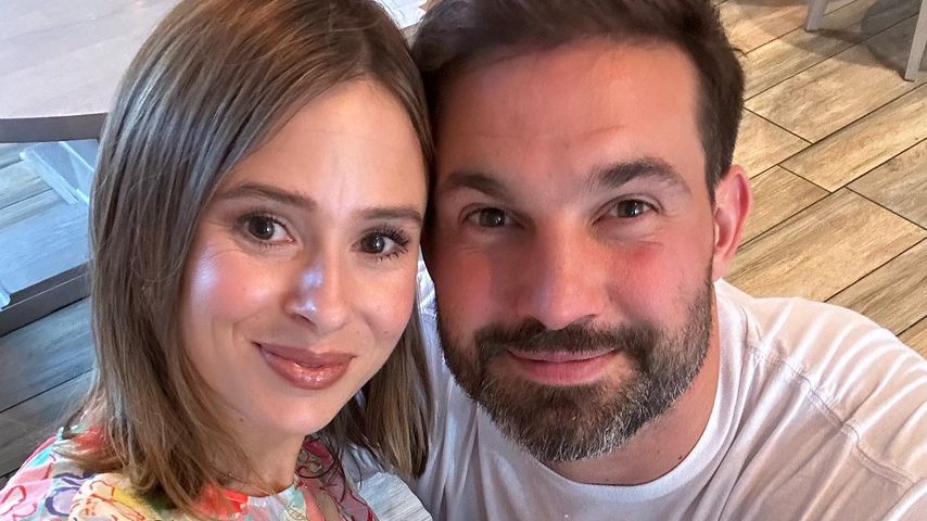 Camilla Thurlow und Jamie Jewitt im Juli 2023