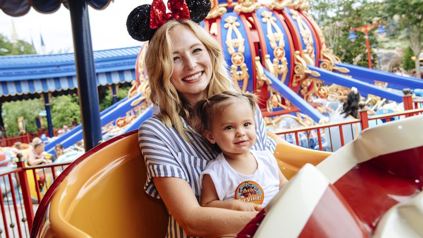 Candice King mit ihrer Tochter, Juni 2017