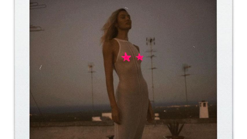 Transparent-Look: Candice Swanepoel gewährt tiefe Einblicke