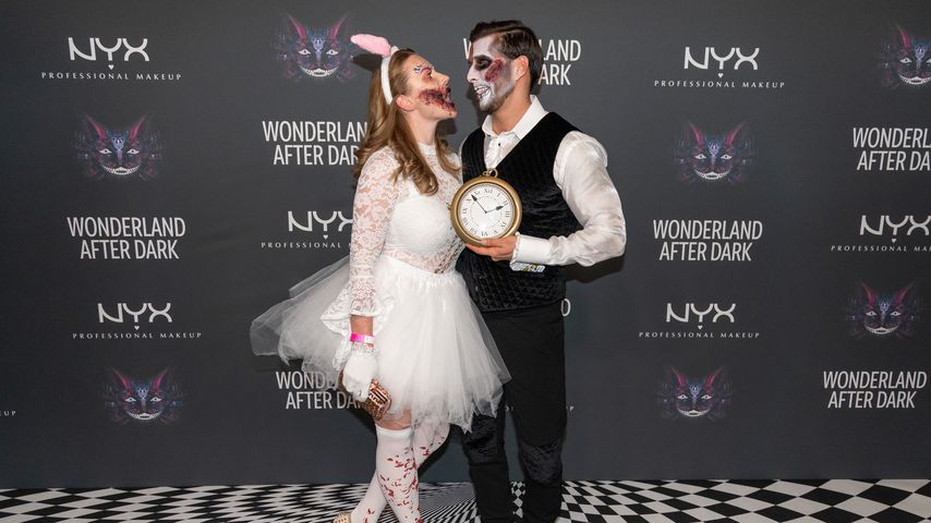 Caona und Leonard Freier auf der NYX Halloween Party 2019