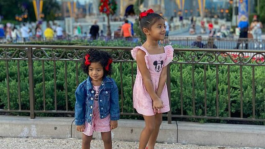 Capri Kobe und Bianka Bella Bryant in Disney World, 2020