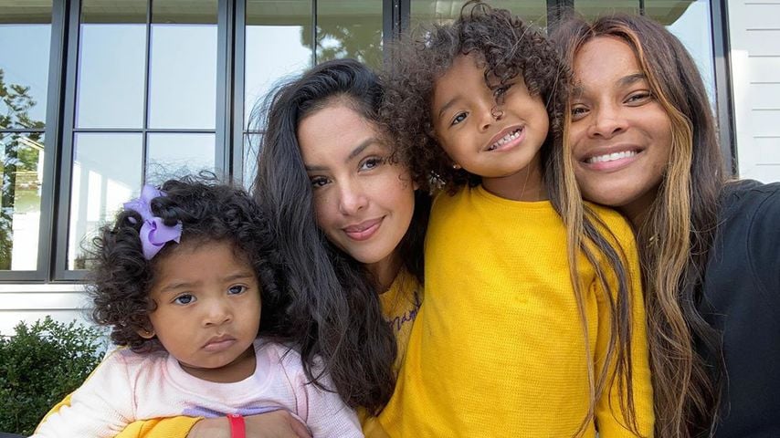 Ciara mit Vanessa Bryant und ihren Töchtern Capri und Bianka, 2020