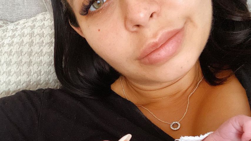 Cara de la Hoyde mit ihrer Tochter