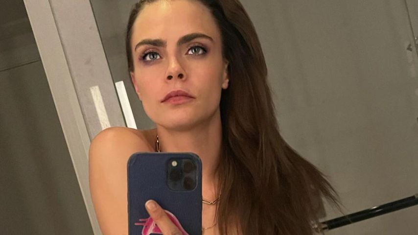 Nur mit einem Emoji bedeckt: Cara Delevingne komplett nackt!