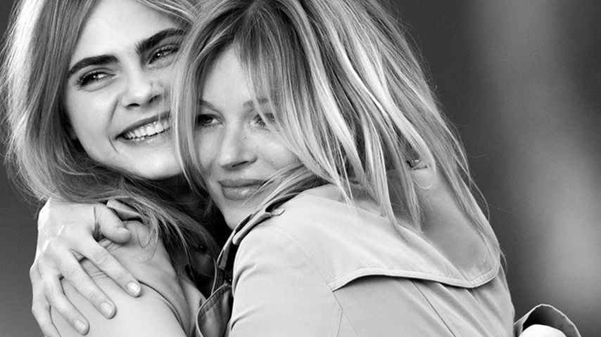 Star-Duo! Cara Delevingne & Kate Moss für Burberry