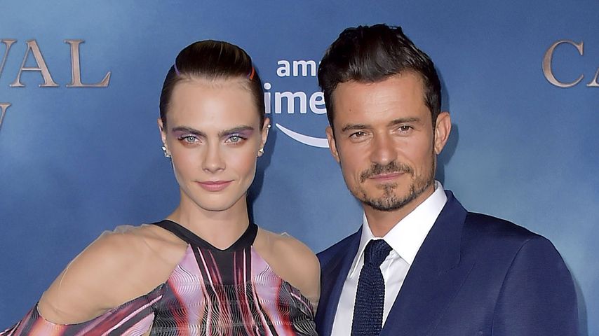 Cara Delevingne und Orlando Bloom bei der "Carnival Row"-Premiere in Los Angeles