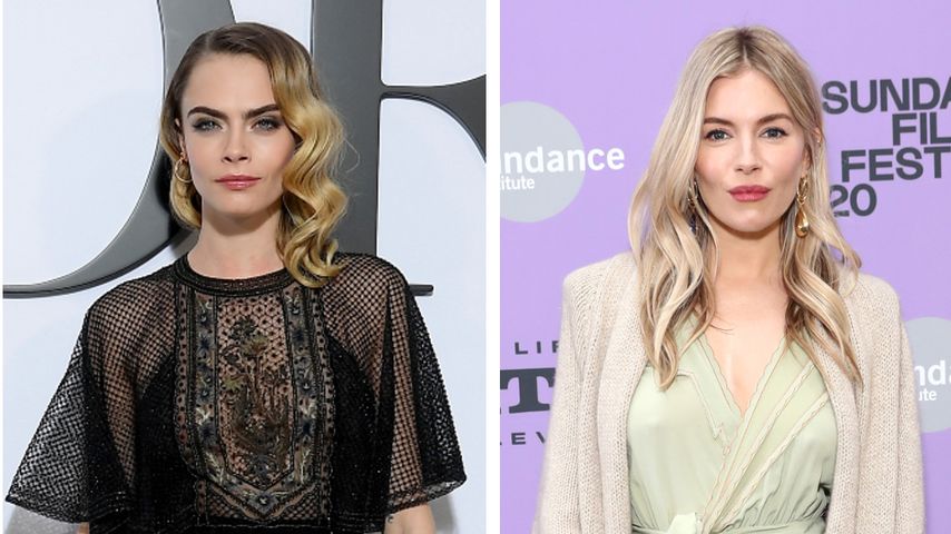 Wilde Party: Cara Delevingne und Sienna Miller knutschen!