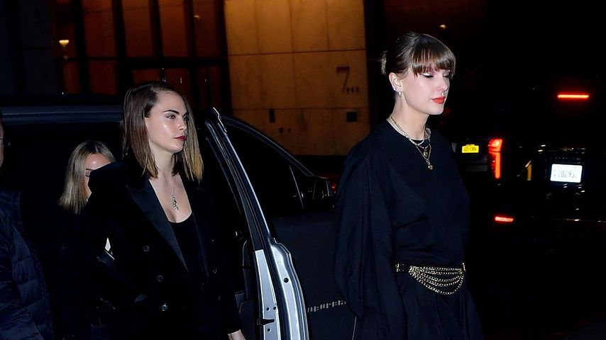 Cara Delevingne und Taylor Swift, Januar 2024 in Manhattan