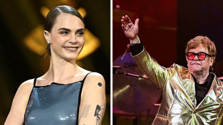 Cara Delevingne wird zu Elton John für "Step into Christmas"
