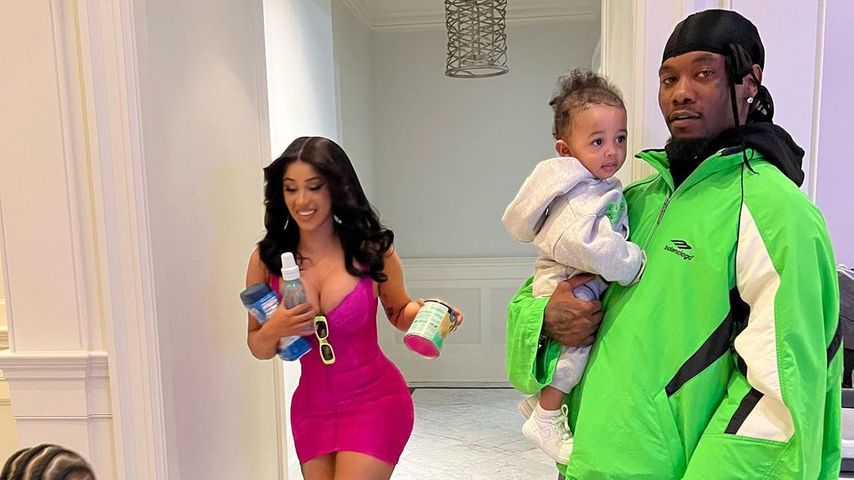 Cardi B und Offset mit ihren Kindern Kulture Kiari und Wave Set Cephus