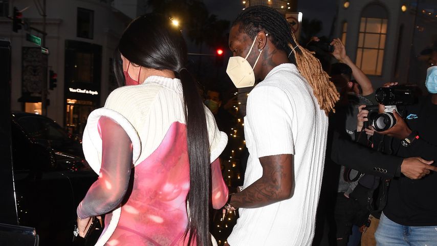 Cardi B und ihr Verlobter Offset, Januar 2021