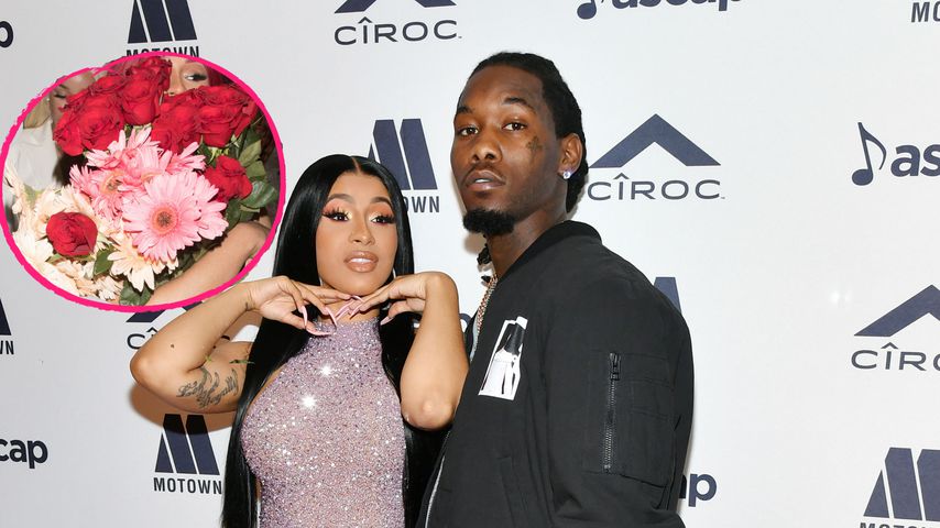 Am Vatertag: Offset schenkt Cardi B großen Blumenstrauß!