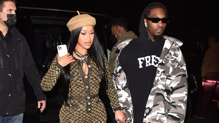 Cardi B und Offset im September 2021 in Paris