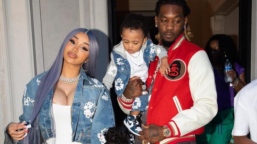 Cardi B und Offset mit ihren Kindern Kulture und Wave, September 2022